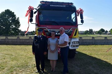 Dzień Strażaka w Kraszkowicach i poświęcenie nowego wozu strażackiego